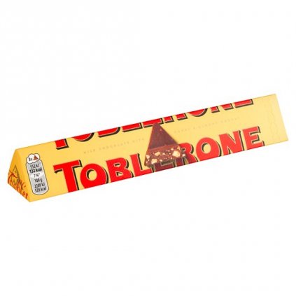 Toblerone Mléčná čokoláda s medovo mandlovým nugátem 100g