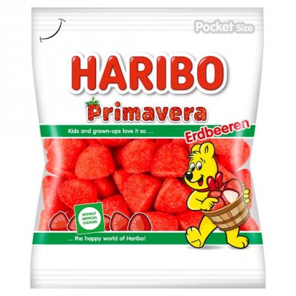 Haribo Primavera pěnové jahůdky 100g