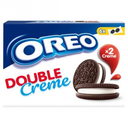 Oreo Double Creme sušenky s dvojitou vanilkovou náplní 170g