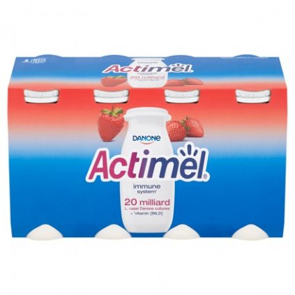 Actimel probiotický jogurtový nápoj jahoda