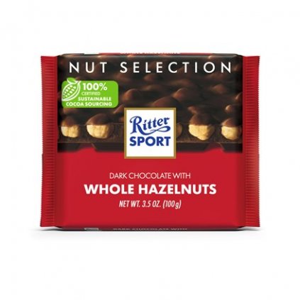 Ritter sport hořká s celými ořechy