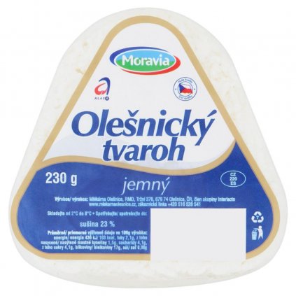 Moravia Olešnický tvaroh jemný