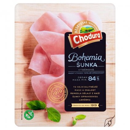 Chodura Bohemia Šunka výběrová krájená 100g