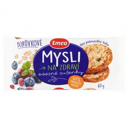 emco sušenky borůvkové