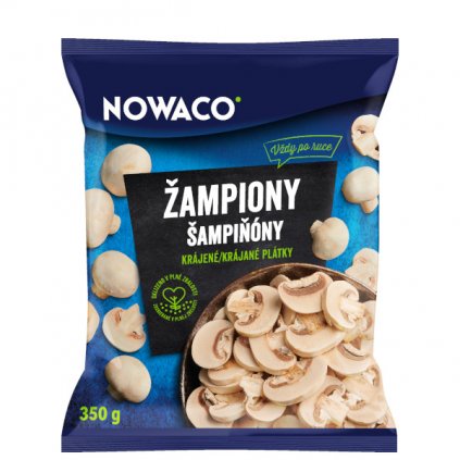 Žampiony krájené plátky Nowaco