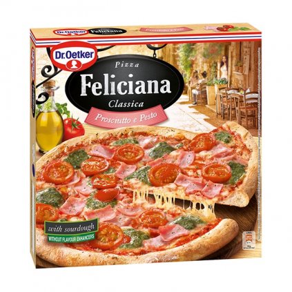 Pizza Feliciana Prosciutto e Pesto