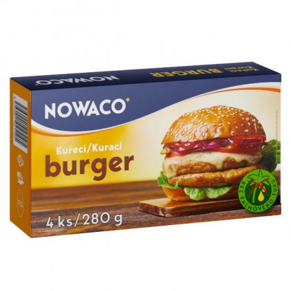 Kuřecí burger předsmažený Nowaco