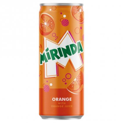 mirinda pomeranč plech
