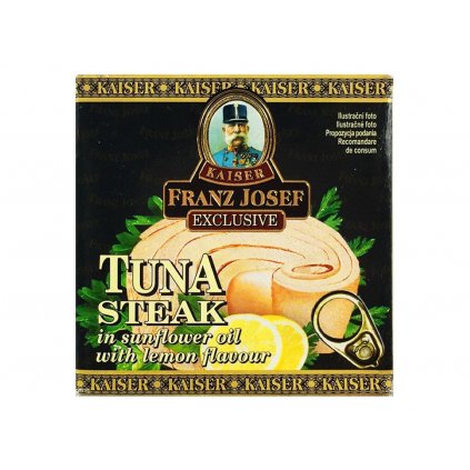 21268 franz josef kaiser tunak steak v rostlinnem oleji s citronem 80g eo
