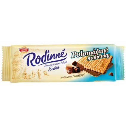 Sedita Rodinné sušenky polomáčené mléčné 100g