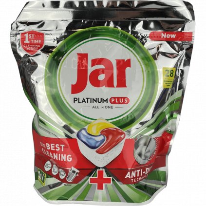 jar platinum plus dishwashing capsules 28 pcs