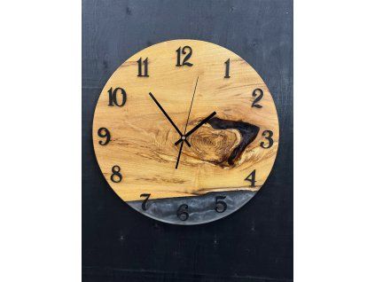 Hodiny Transparent Grey