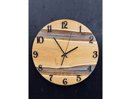 Hodiny Transparent Grey