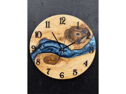 Hodiny Cambridge Blue