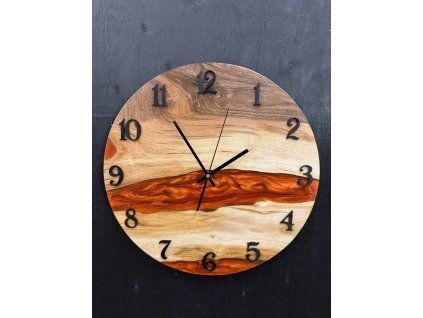 Hodiny Brick Orange