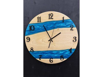 Hodiny Ocean Blue