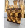 Drevená doska na krájanie End Grain Brick z orecha - 26x24cm