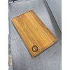 Doska na krájanie Premium dub s drážkou – 36x21cm