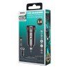 4702 3 remax dualni napajeci adapter do auta 2 4a 2x usb a port cerny