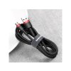 Baseus nabíjací a dátový kábel Micro USB 2.4A / dĺžka 1M Red + Black (Dĺžka 1M)
