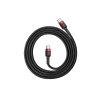 Baseus nabíjací a dátový kábel Type-C PD2.0 60W 1M Red-Black (Dĺžka 1M)