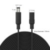 1038 3 prodluzovaci kabel k napajecimu adapteru dc 5 5 2 1mm 5 metru cerny