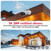 3118 7 2k this wireless ip camera is capable of recording a 2k pixel resolution of 2304 x 1296 1 5x the amount of pixels of 1080p