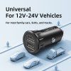 4702 9 remax dualni napajeci adapter do auta 2 4a 2x usb a port cerny