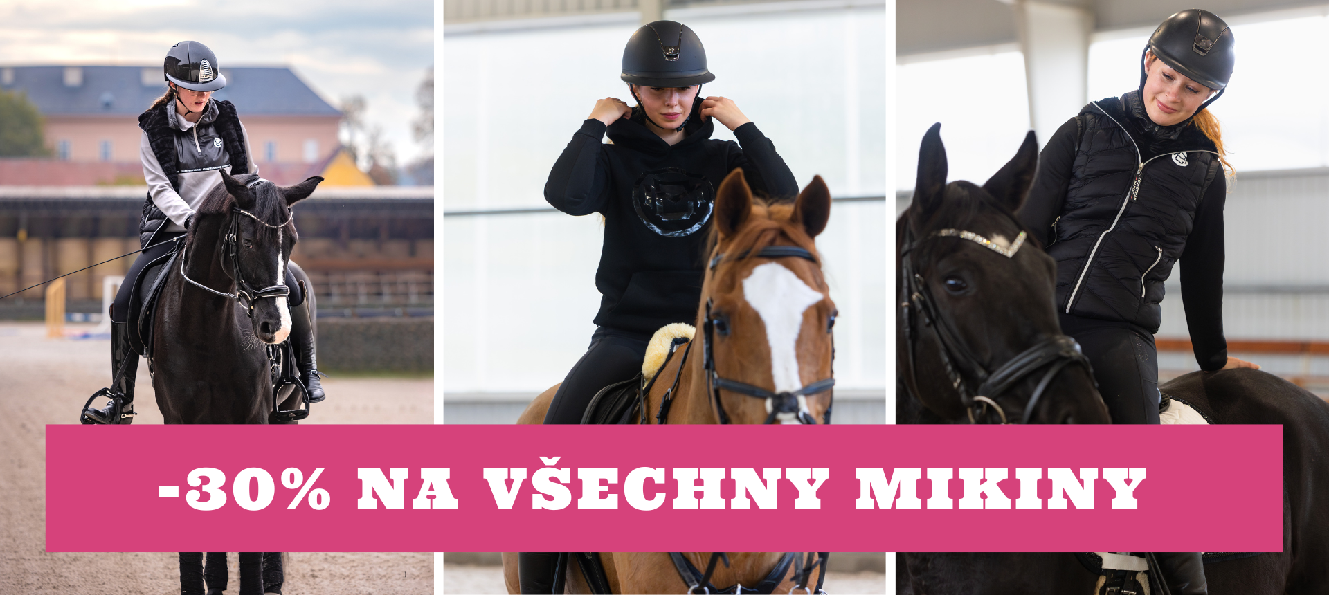 Jezdecké mikiny a vesty