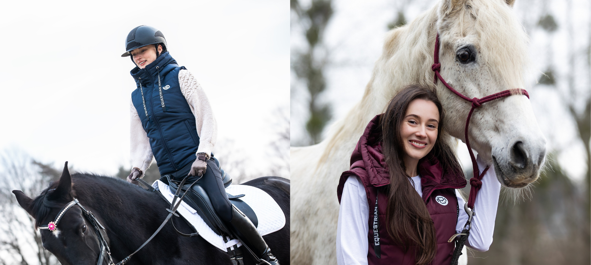 Jezdecké mikiny a vesty