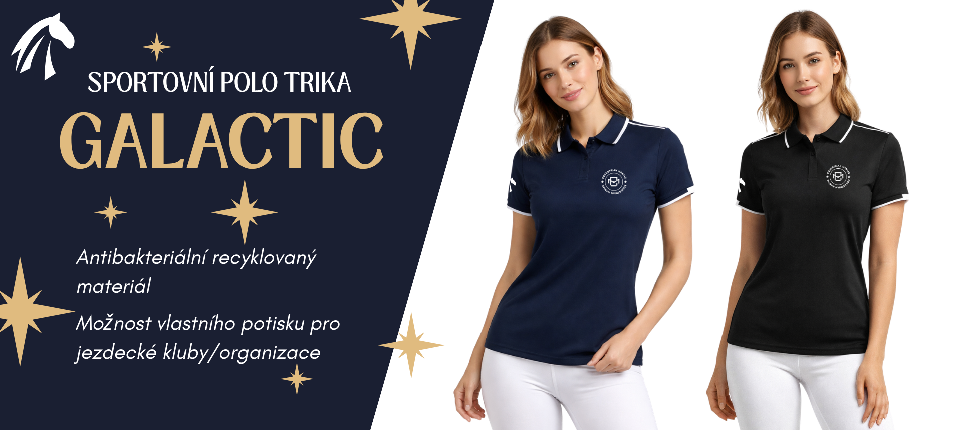 Jezdecká polo trika