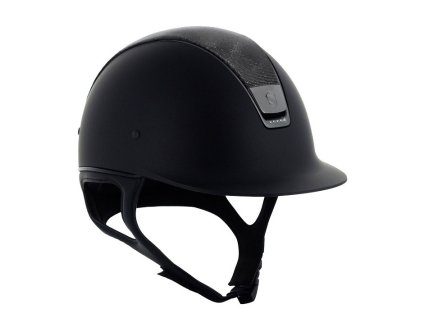 Jezdecká helma Samshield Shadowmatt/black shimmer 5 Swaro (barva modrá, velikost helmy M 55 - 58 cm)
