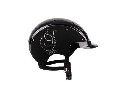 Jezdecká helma Casco Spirit Crystal (barva černá, velikost helmy S (54 - 56 cm))