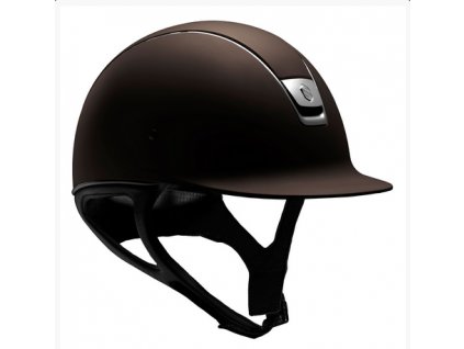 Jezdecká helma Samshield Shadowmatt Standard VG1 brown (barva hnědá, velikost L)