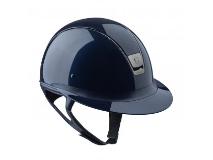 Jezdecká helma Samshield Miss Shield Glossy VG1 blue (barva modrá, velikost M)