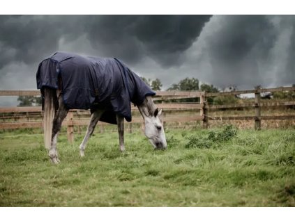 Screenshot 2024 09 26 at 12 00 11 Turnout rug all weather Hurricane navy 125 5'9 50gram 50g 125 cm Navy 52161 03 125 Kentucky