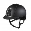Jezdecká helma KEP Cromo Textile Black Grid (varianty černá vel. M)