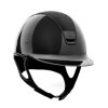 Jezdecká helma Samshield Limited edition - černá lesklá / top alcantara/5 swr (barva černá, velikost helmy M 55 - 58 cm)