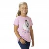 Dětské tričko HKM Horse Spirit růžová (velikost 110/116)