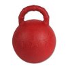 Gumový míč pro koně HORZE (barva červená)