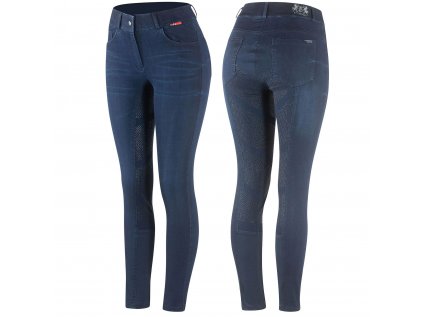 B Vertigo Dámské džínové rajtky s gripem a vysokým pasem Elle