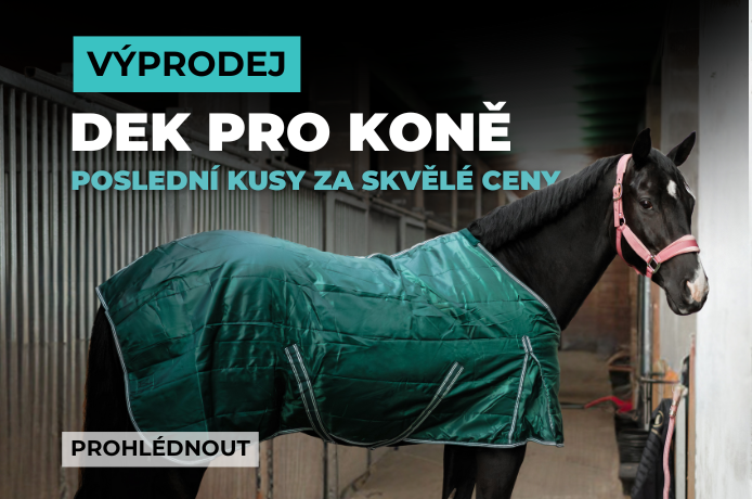 VÝPRODEJ DEK PRO KONĚ