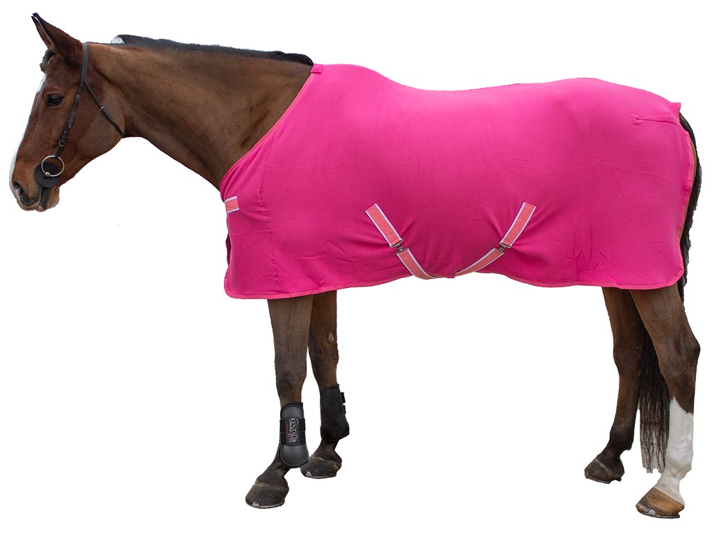Fleece deka Economy Kentaur, růžová - EQUIFEED