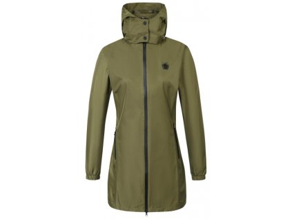 Covalliero dámský kabát do deště, S/S 2024, olivový