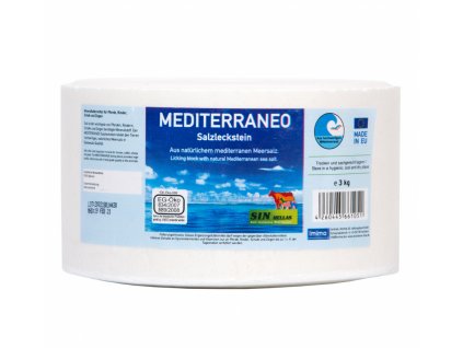 Minerální liz z prémiové mořské soli ze Středomoří Mediterraneo, 3 kg