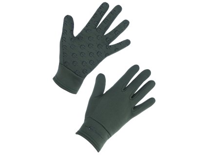 Zimní fleecové rukavice Covalliero A/W 2024, khaki