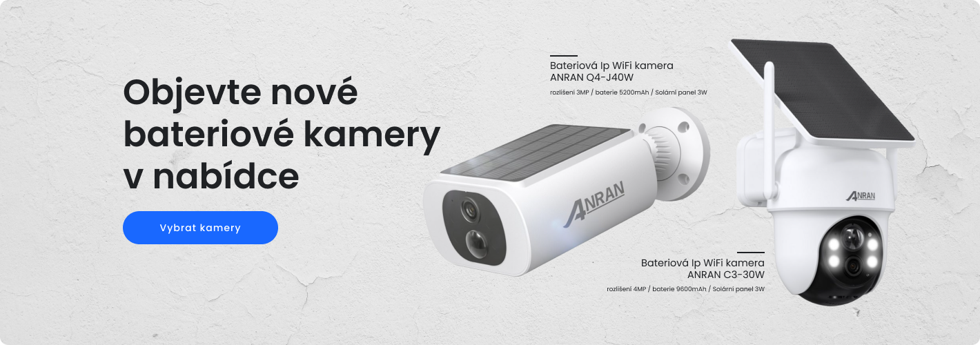 Bateriové IP WiFi kamery s nočním viděním a detekcí pohybu