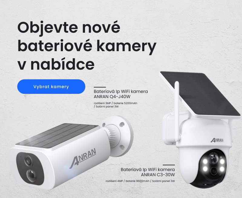 Bateriové IP WiFi kamery s nočním viděním a detekcí pohybu