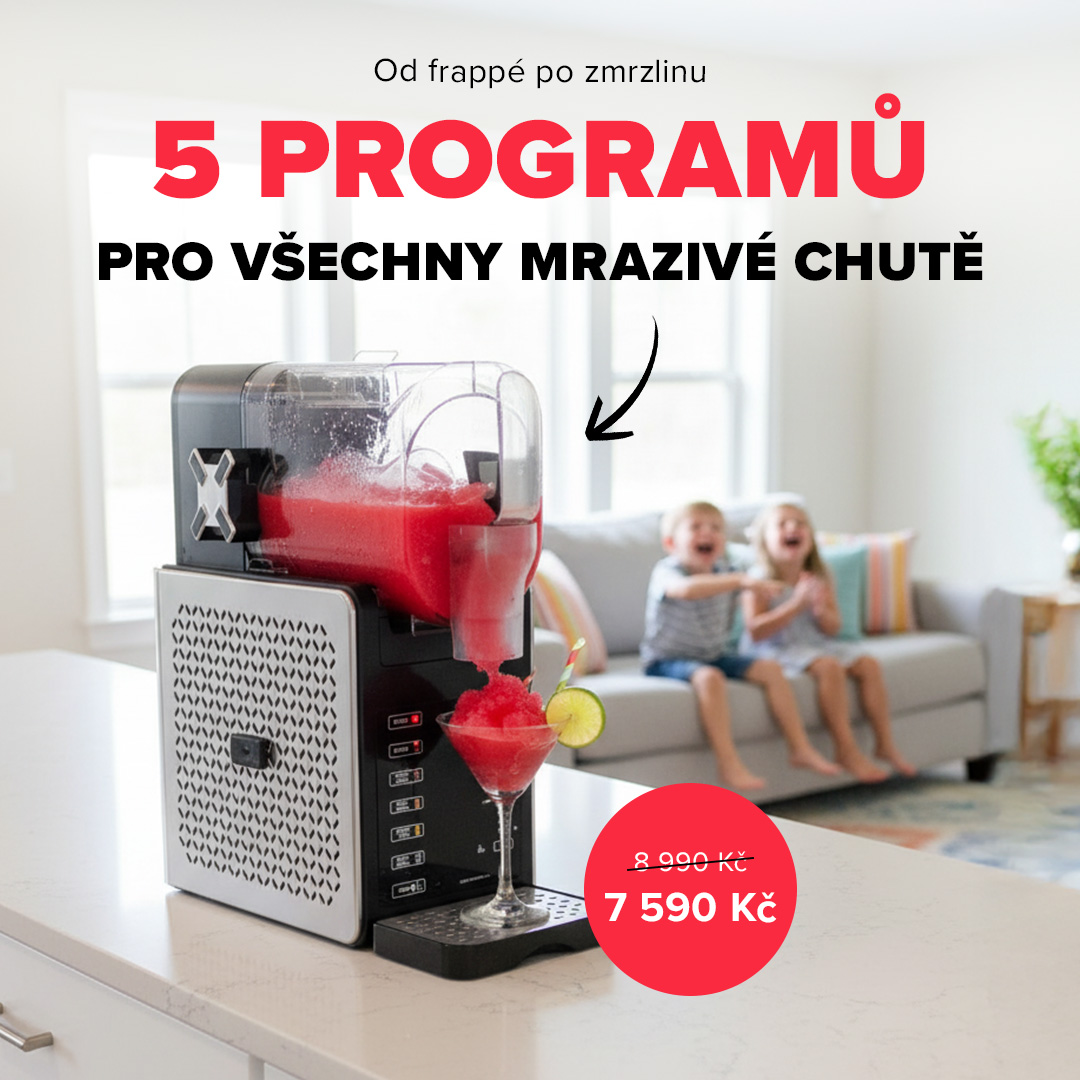 Výrobník ledové tříště FROZEE FS-201, ledová tříšť, frappé, smoothie, sorbety