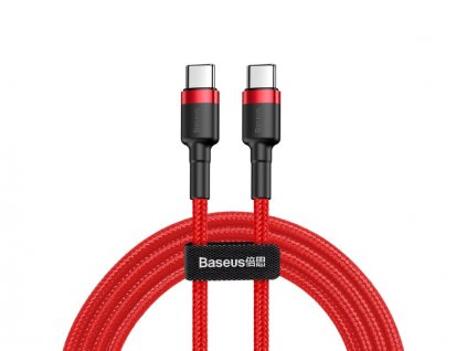 1197 baseus nabijeci a datovy kabel type c pd2 0 60w 1m red